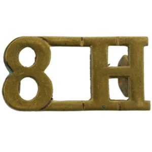 8th Kings Royal Irish Hussars Regiment Shoulder Title