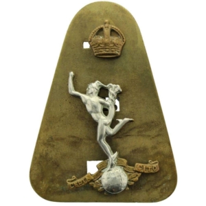 WW2 Royal Corps of Signals RCOS Cap Badge - DUAL CONSTRUCTION