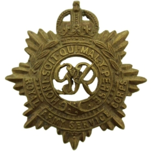 WW2 Royal Army Service Corps RASC (George VI) Collar Badge