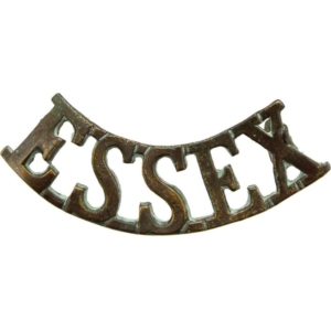 UK Dug Detecting Find - WW1 Essex Regiment Relic Shoulder Title