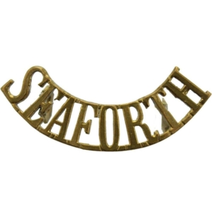 Seaforth Highlanders Scottish Regiment Shoulder Title