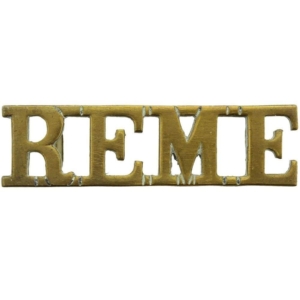 WW2 Royal Electrical & Mechanical Engineers REME Shoulder Title