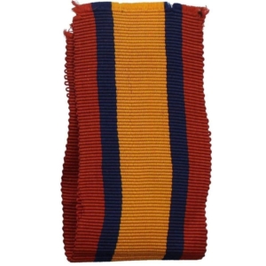 Boer War Spare Queens South Africa QSA Medal SILK Ribbon - 5 Inches