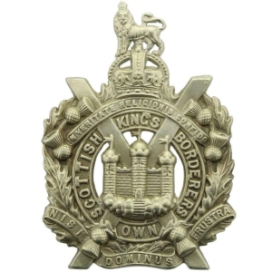 WW1 Kings Own Scottish Borderers Regiment KOSB (King's) Cap Badge
