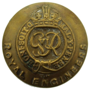 WW2 Royal Engineers Corps (George VI) Tunic Button - 25mm