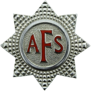WW2 Auxiliary Fire Service Brigade Corps AFS Cap Badge