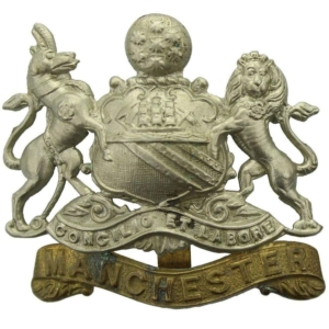 WW1 Manchester Regiment Cap Badge - FIRST PATTERN