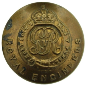 WW1 Royal Engineers Corps (George V) Tunic Button - 25mm