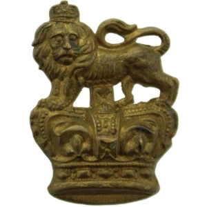 VICTORIAN Queens Own Royal West Kent RWK Regiment Collar Badge - QVC