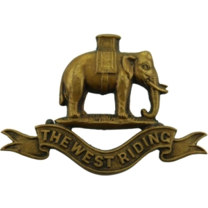 Duke of Wellingtons West Riding Regiment OFFICERS Bronze Collar Badge