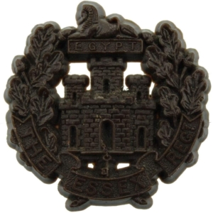 WW2 Essex Regiment PLASTIC Economy Issue Cap Badge