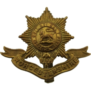 WW1 Worcestershire Regiment Cap Badge FIRST PATTERN