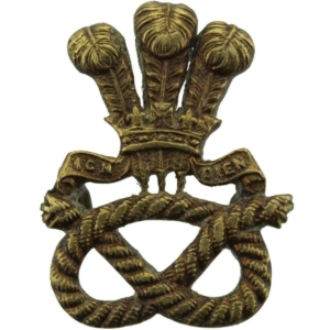 North Staffordshire Regiment OFFICERS Bronze Collar Badge