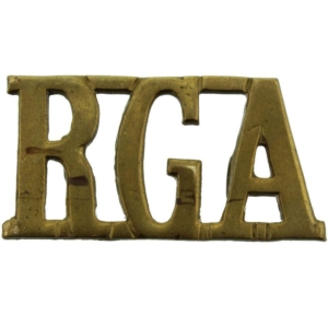 WW1 Royal Garrison Artillery RGA Shoulder Title