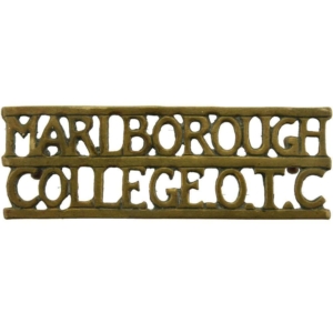 Marlborough College OTC Officers Training Corps Shoulder Title