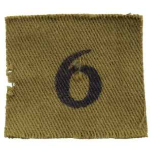 WW2 Home Guard 6th Company / Battalion Unit Cloth Shoulder Title Insignia Badge