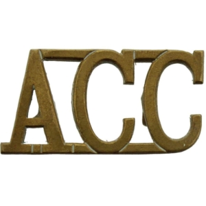WW2 Army Catering Corps ACC Shoulder Title