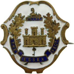 Essex Regiment PORCELAIN Sweetheart Brooch Badge