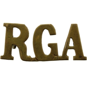 WW1 Royal Garrison Artillery RGA Shoulder Title