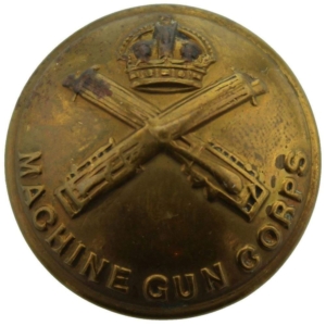 WW1 Machine Gun Corps MGC Tunic Button - 26mm