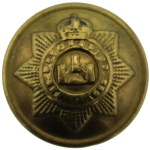 WW1 Devonshire Regiment SMALL Tunic Button - 20mm