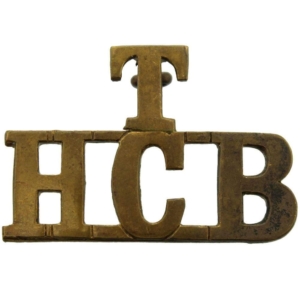 WW1 Territorial Battalion Army Highland Cyclists Corps HCB Shoulder Title