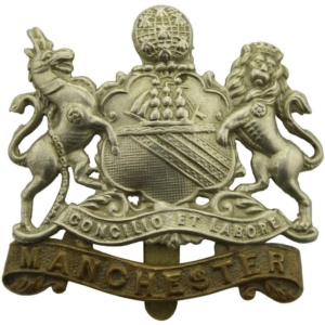 WW1 Manchester Regiment Cap Badge - FIRST PATTERN