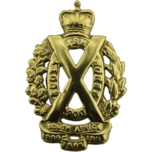 Scottish Horse Regiment Collar Badge