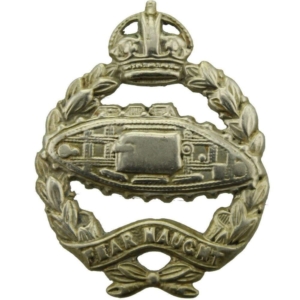 WW2 Royal Tank Regiment Corps Collar Badge