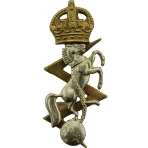 WW2 Royal Electrical & Mechanical Engineers REME Collar Badge - Second Pattern