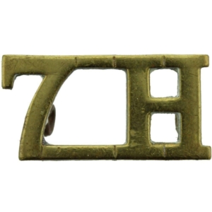 7th Hussars Regiment Shoulder Title