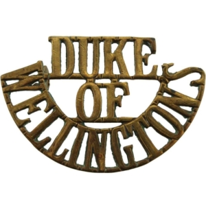 Duke of Wellingtons West Riding Regiment Shoulder Title