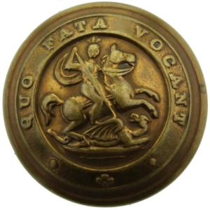 WW1 Royal Northumberland Fusiliers Regiment Tunic Button - 26mm