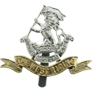 Duke of Wellingtons West Riding Regiment Staybrite Anodised Cap Badge - Staybright