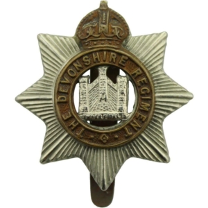 WW1 Devonshire Regiment Cap Badge
