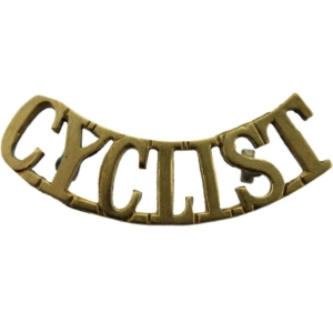 WW1 Army Cyclist Corps (Cyclists Regiment) Shoulder Title