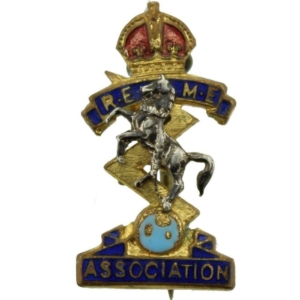 Royal Electrical & Mechanical Engineers REME Association Sweetheart Brooch