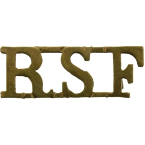 WW1 Royal Scots Fusiliers Regiment (RSF Scottish) Shoulder Title