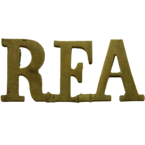 WW1 Royal Field Artillery RFA Shoulder Title