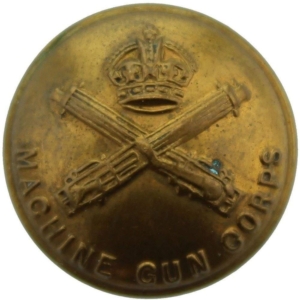 WW1 Machine Gun Corps MGC Tunic Button - Small 19mm