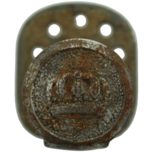 WW1 Imperial German Soldiers Prussian Crown Belt Buckle Tunic Hook Ramp