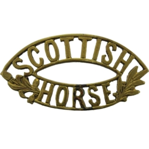 WW1 Scottish Horse Imperial Yeomanry Regiment Shoulder Title