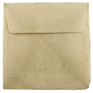 WW1 Penny / Death Plaque Paper Envelope Cover