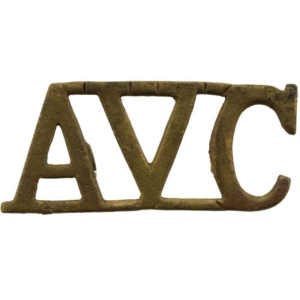 WW1 Army Veterinary Corps AVC Shoulder Title