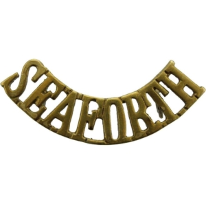 Seaforth Highlanders Scottish Regiment Shoulder Title