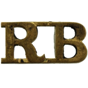 WW1 Rifle Brigade (Prince Consort's Own) Regiment Shoulder Title
