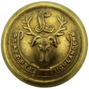 Seaforth Highlanders Scottish Regiment SMALL Tunic Button - 21mm
