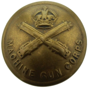 WW1 Machine Gun Corps MGC Tunic Button - Small 19mm
