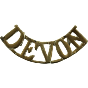 Devonshire Regiment (Devon) Shoulder Title