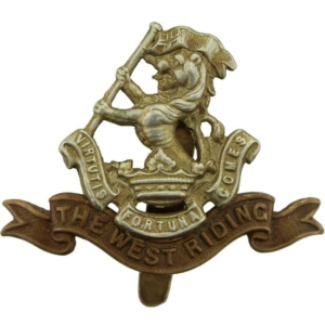 WW1 Duke of Wellingtons West Riding Regiment Cap Badge